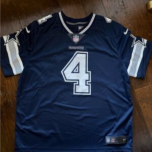 Nike Navy and White Dallas Cowboys NFL Jersey